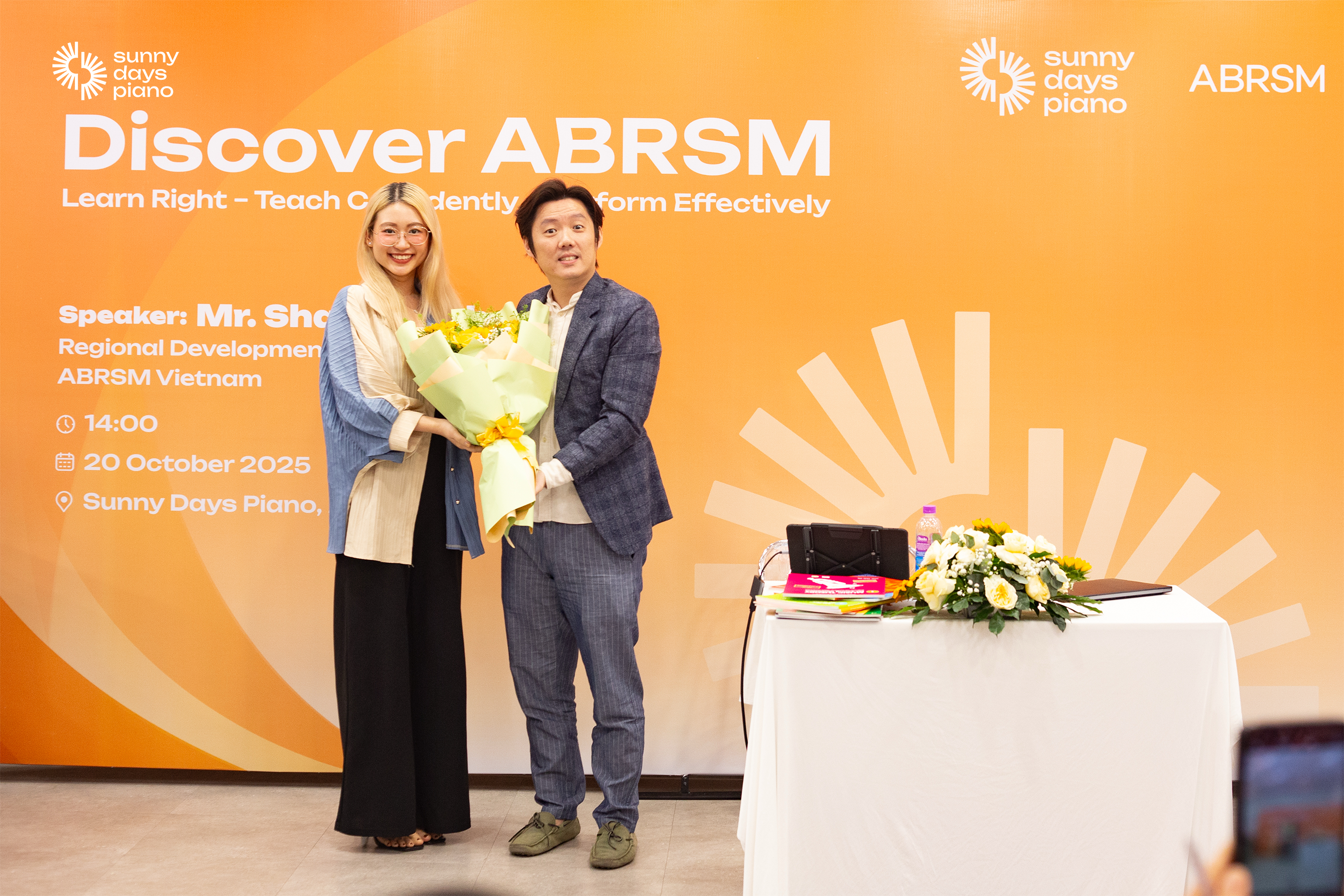  Sunny Days Piano tri ân những chia sẻ và kinh nghiệm quý báu từ ABRSM 